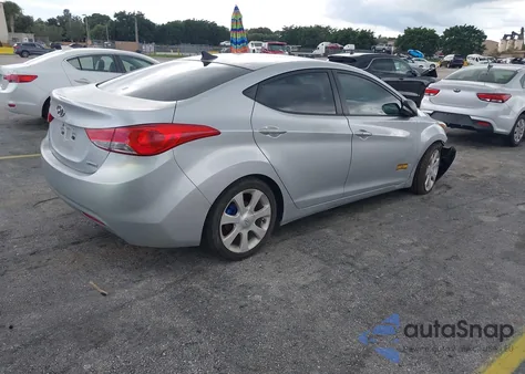 2012 Hyundai Elantra Limited из США, поврежденный, VIN 5NPDH4AE0CH100361